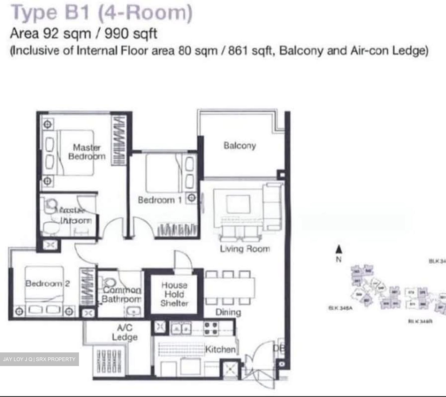 Blk 347B Adora Green (Yishun), HDB 4 Rooms #583687791